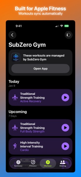 Built for Apple Fitness